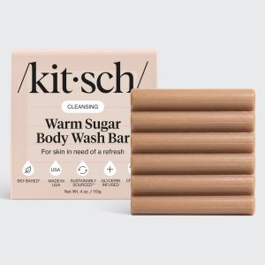 kitsch Cleansing Warm Sugar Body Wash Bar
